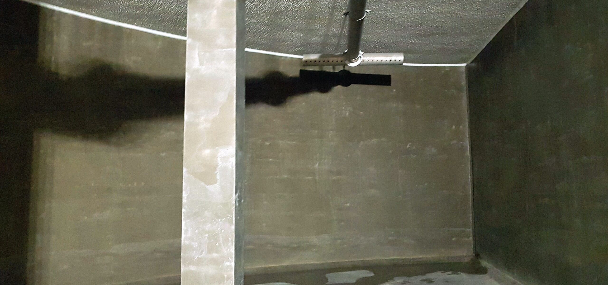 Sanierte Trinkwasserkammer 1 im Hochbehälter Lechtmer Kopf März 2020
© N. Hille © N. Hille